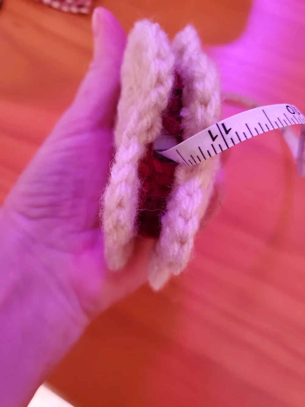 🛍️BUNDLE ONLY ITEM🛍️ Jam filled Cookie Tape Measure- Handmade - Picture 5 of 11